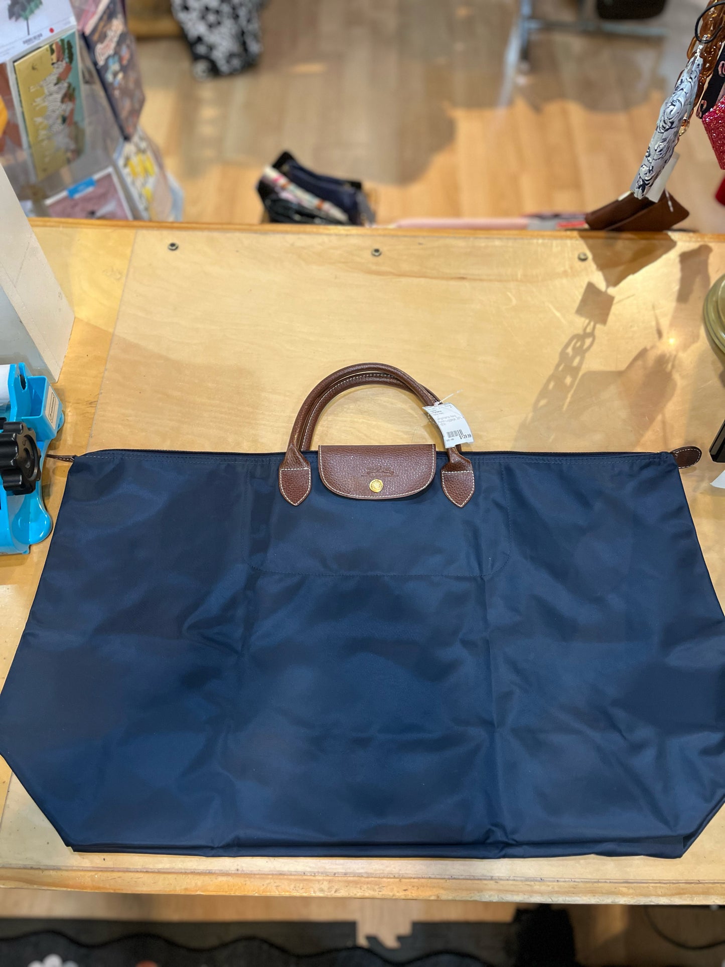 Longchamp Navy Luggage