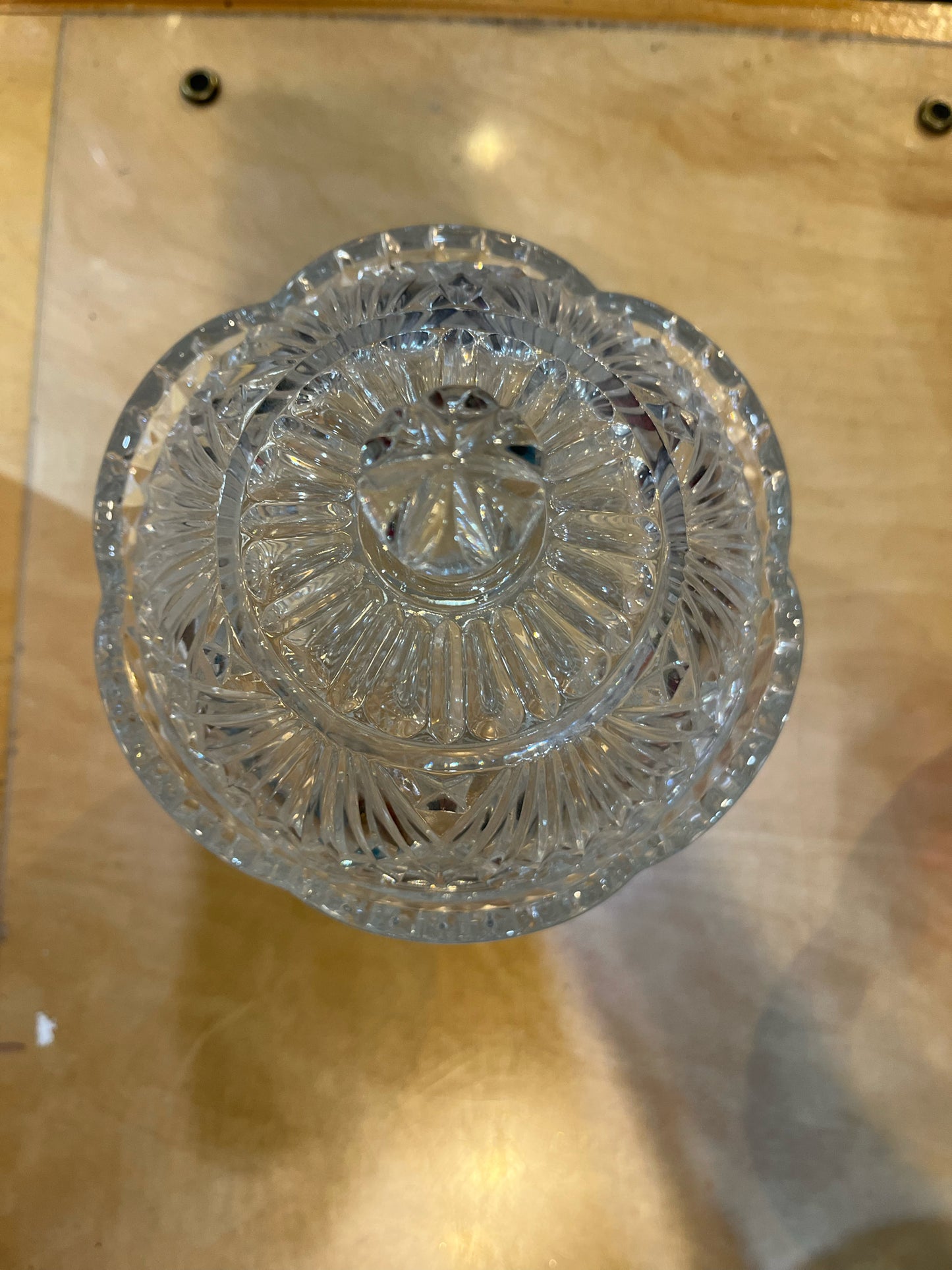 Godinger Shannon Covered Crystal Candy Jar
