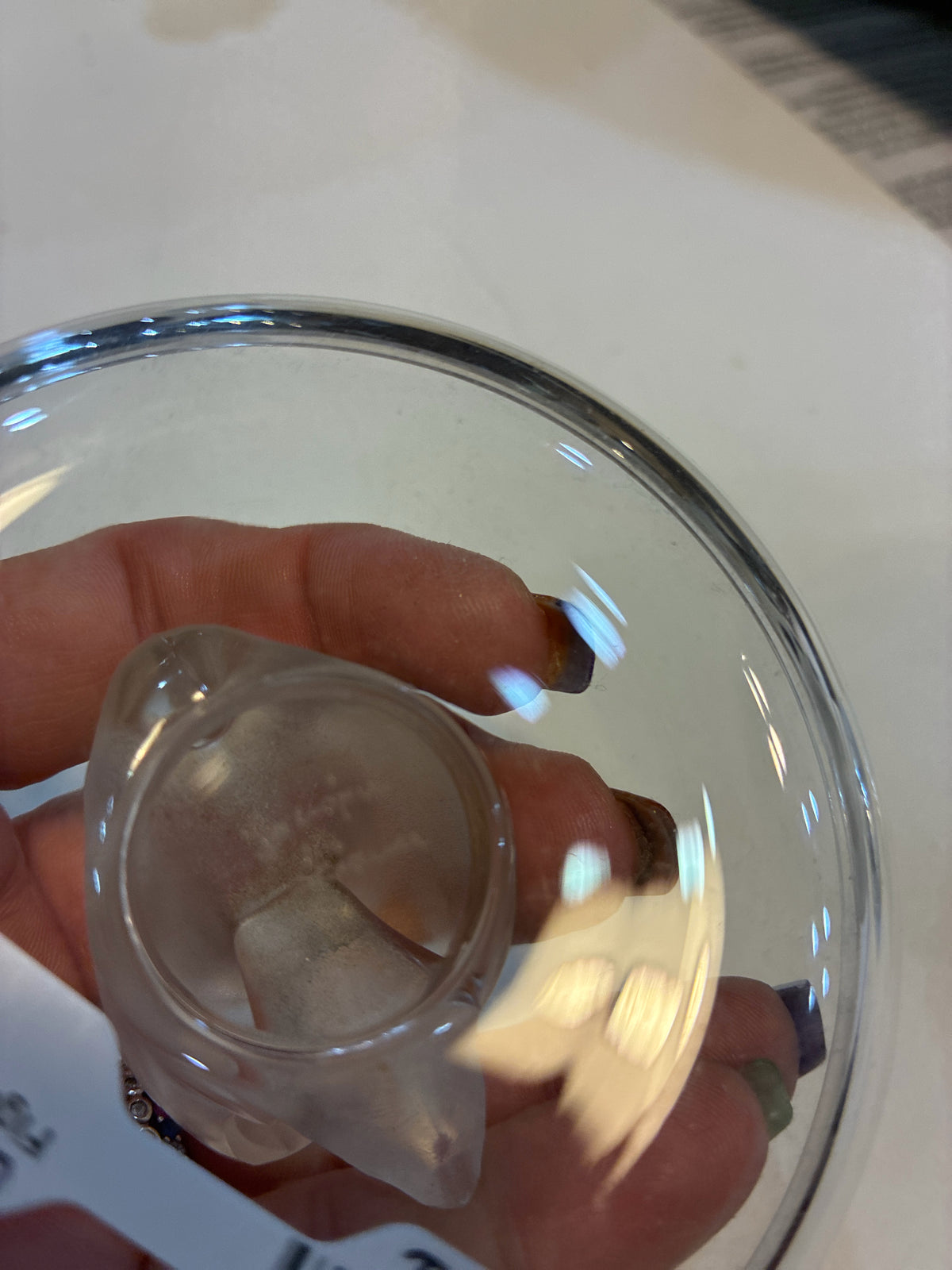 Lalique Crystal Swan Ring Trinket Dish
