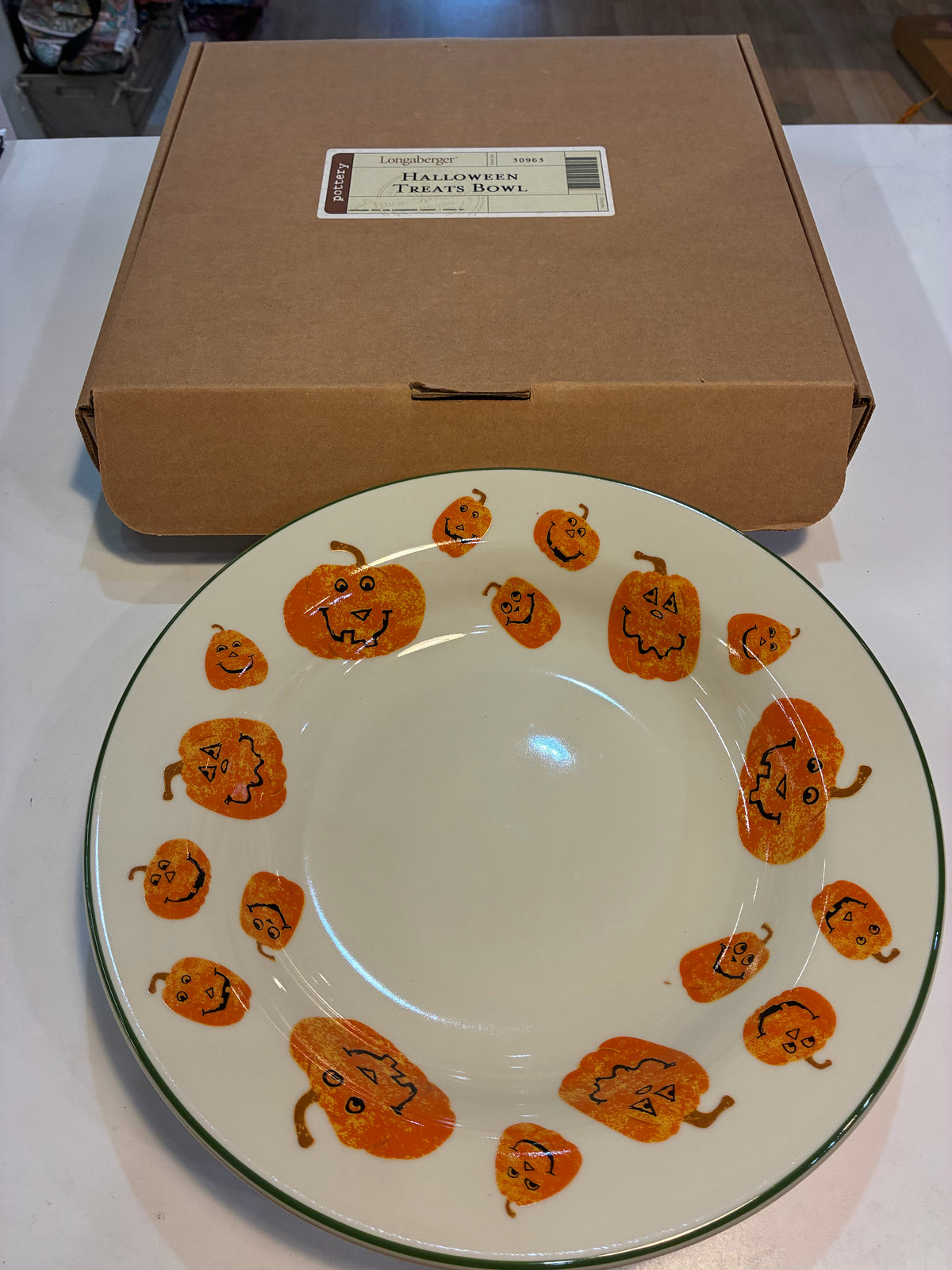 Longaberger Halloween Treats Bowl