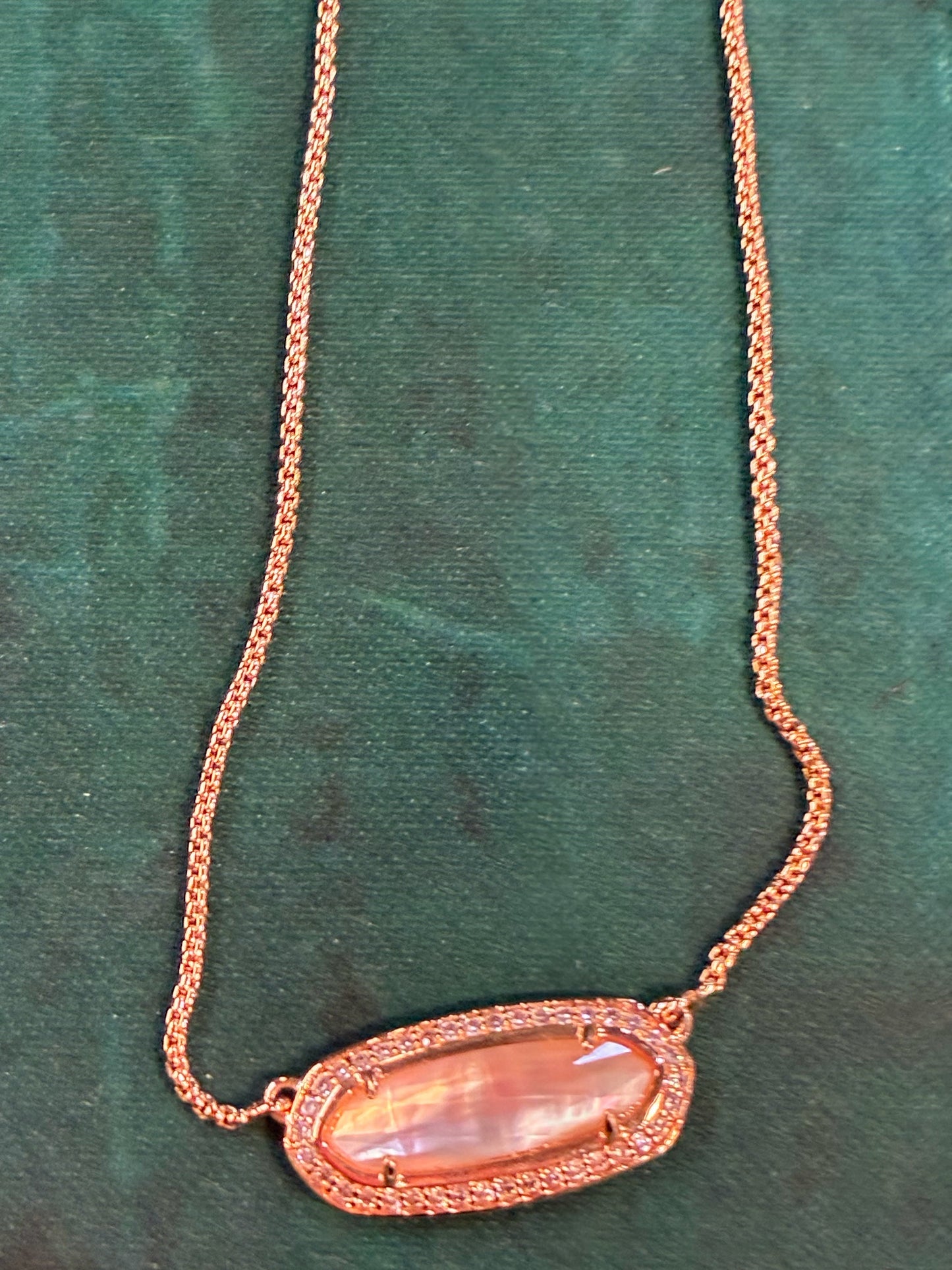 Kendra Scott Rose Gold Chain "Elisa" Necklace