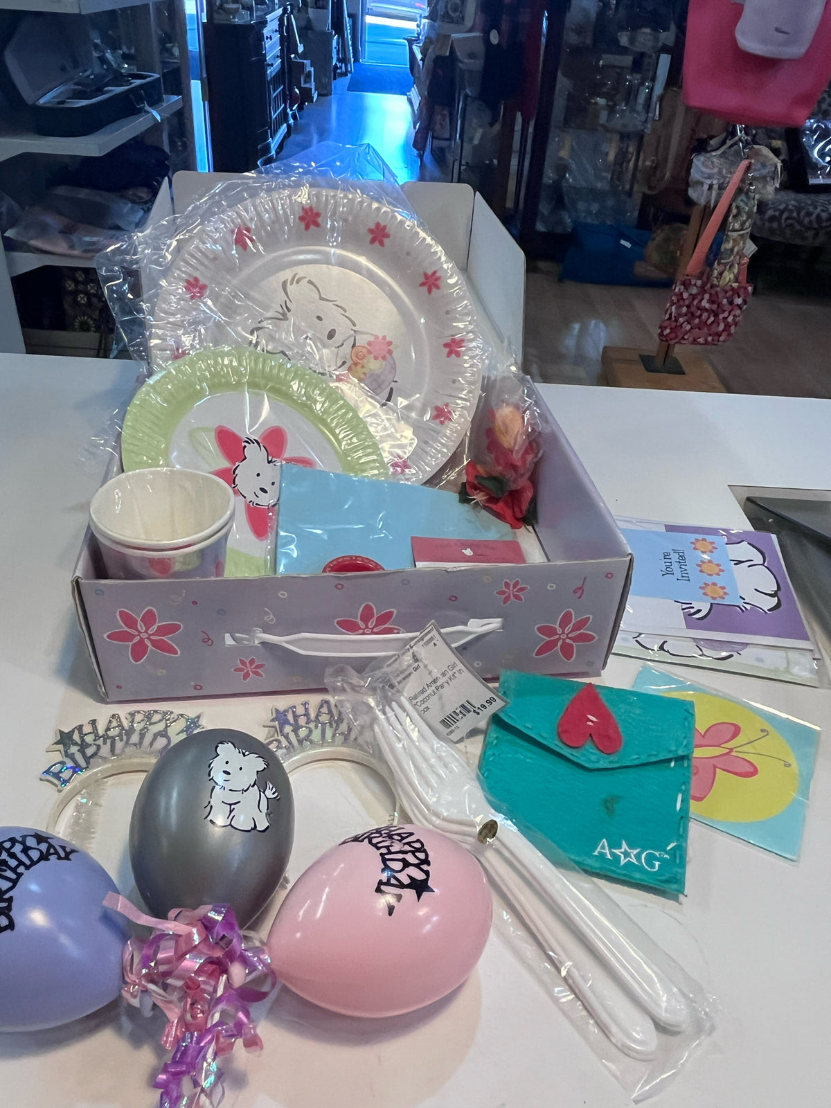Retired American Girl "Coconut Party Kit"