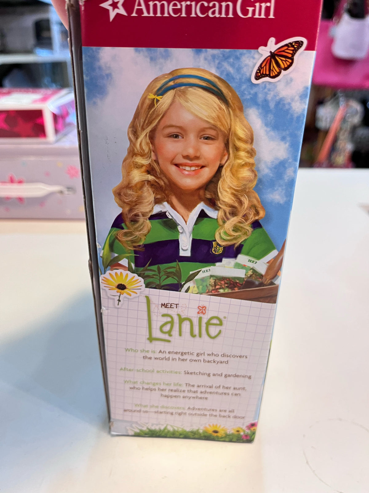 American Girl "Lanie's Pizza Garden Set" in box