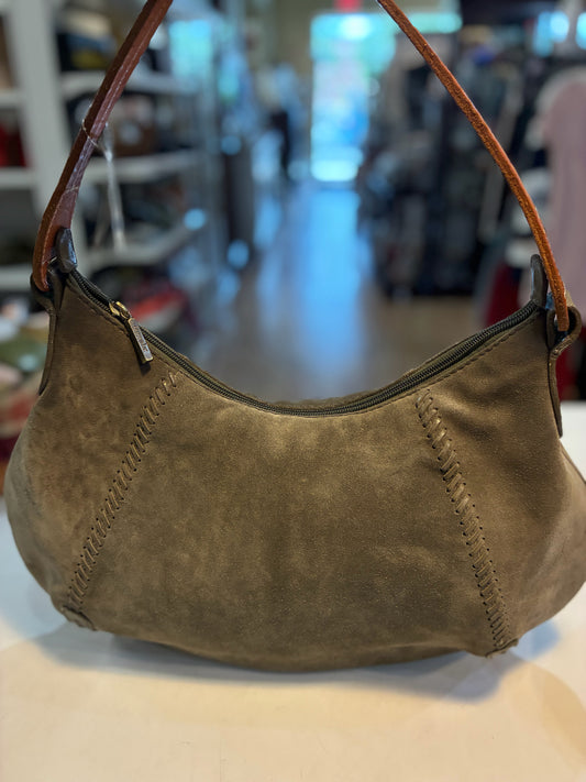 Bussola Suede & Leather Handbag