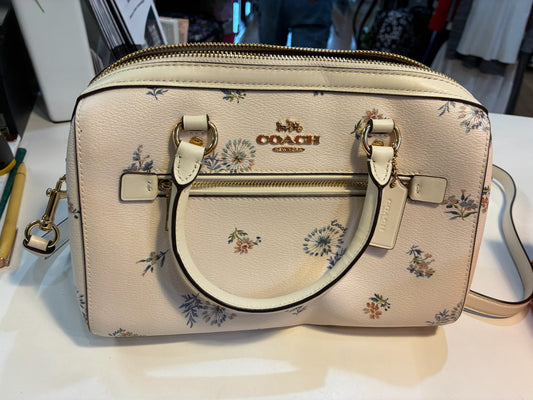 Coach Rowan Floral Satchel