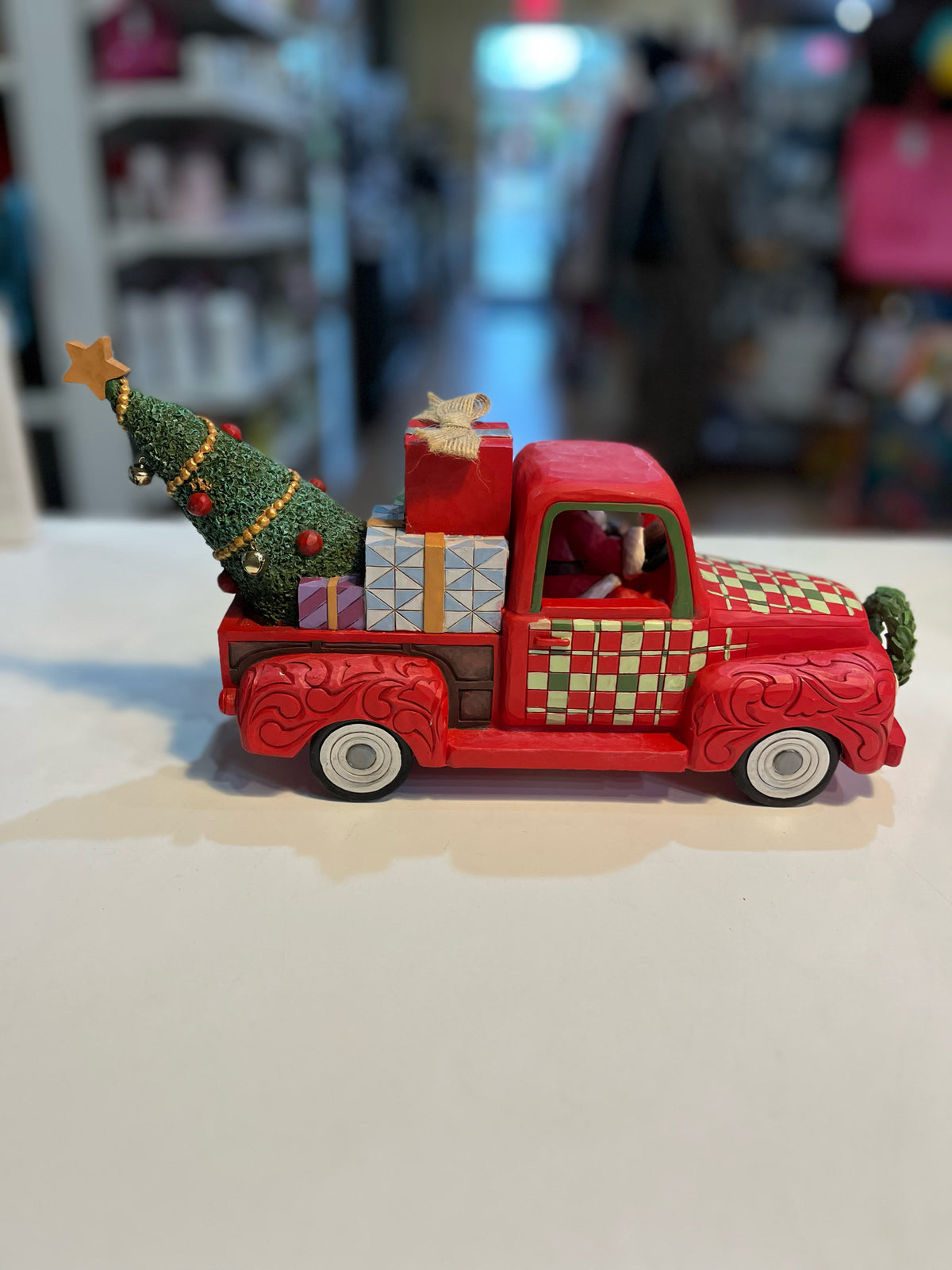 Jim Shore "Country Roads Lead to Christmas Santa Truck" Figurine
