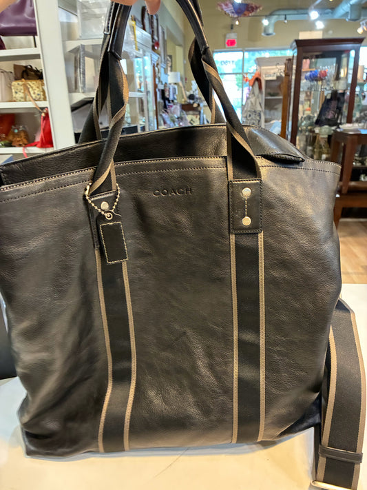 Coach Black Messenger Style Handbag