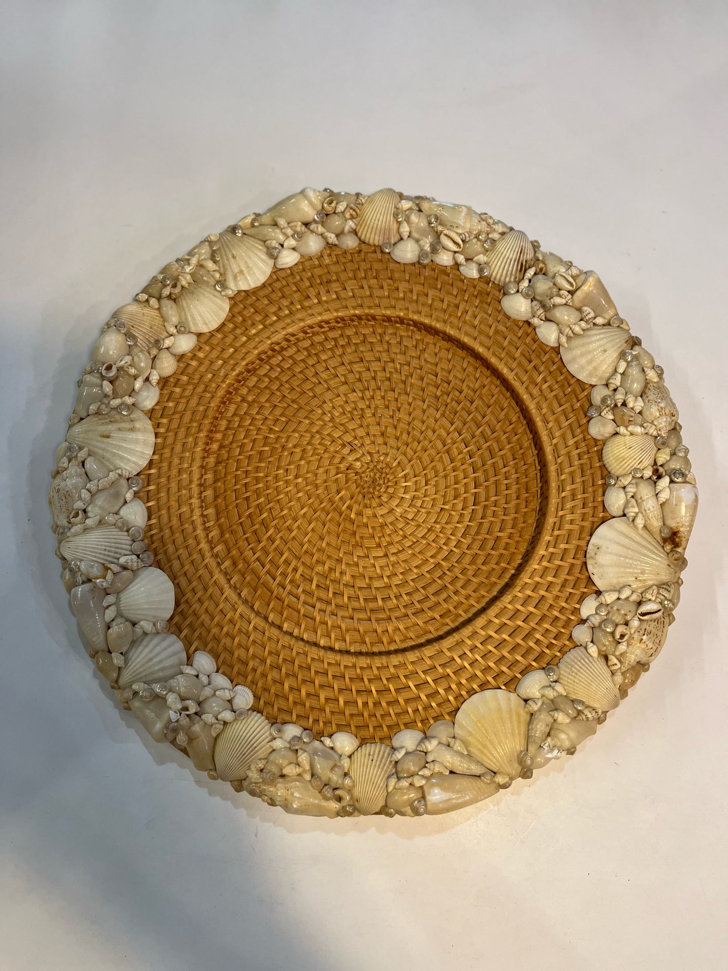 Pottery Barn Seashell Border Platter