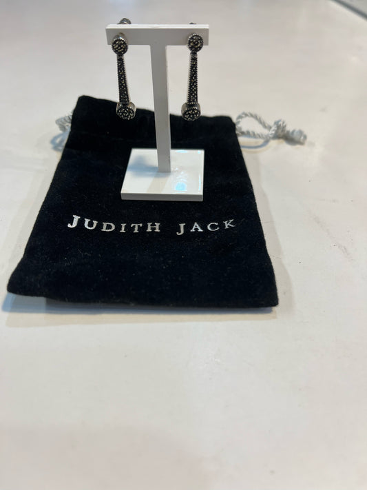 Judith Jack Marcasite Dangling Earrings