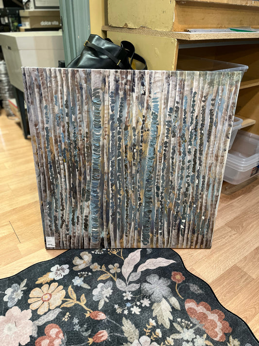Tree Landscape Textured Canvas Wall Art