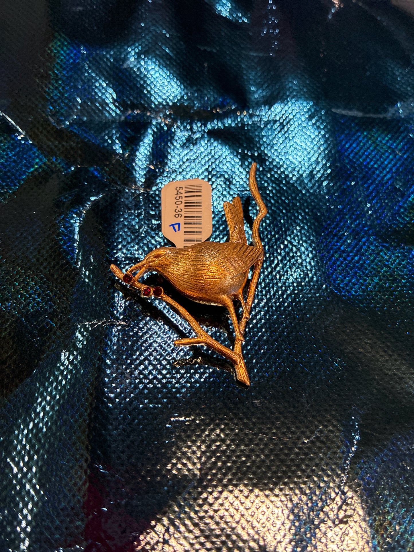 Joan Rivers Goldtone Sparrow Pin
