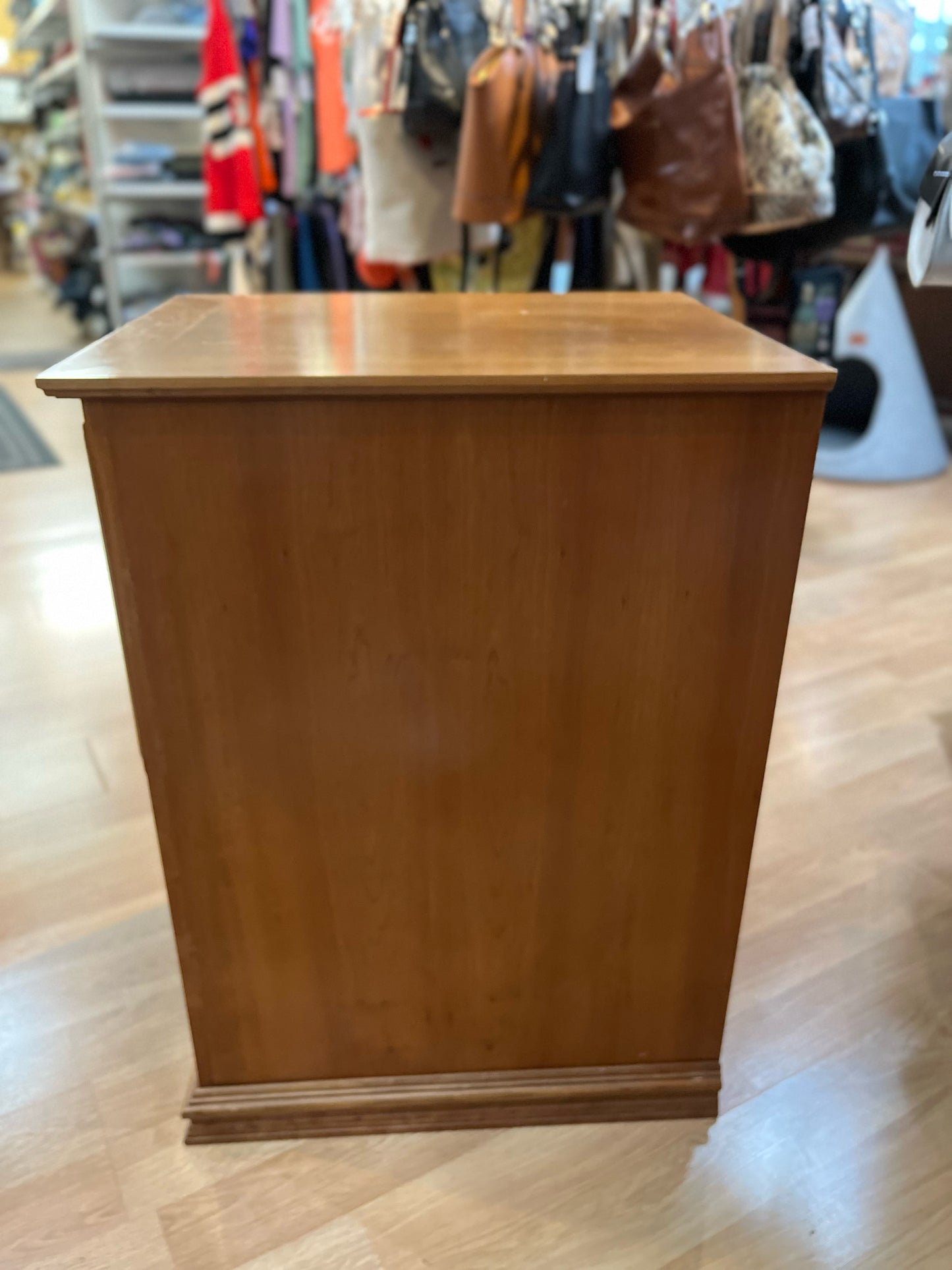 Solid Wood Two Drawer File Cabinet