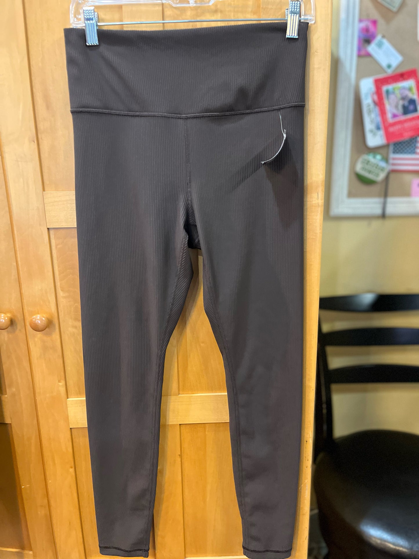 Athleta Brown "Elation Rib Tight" Leggings