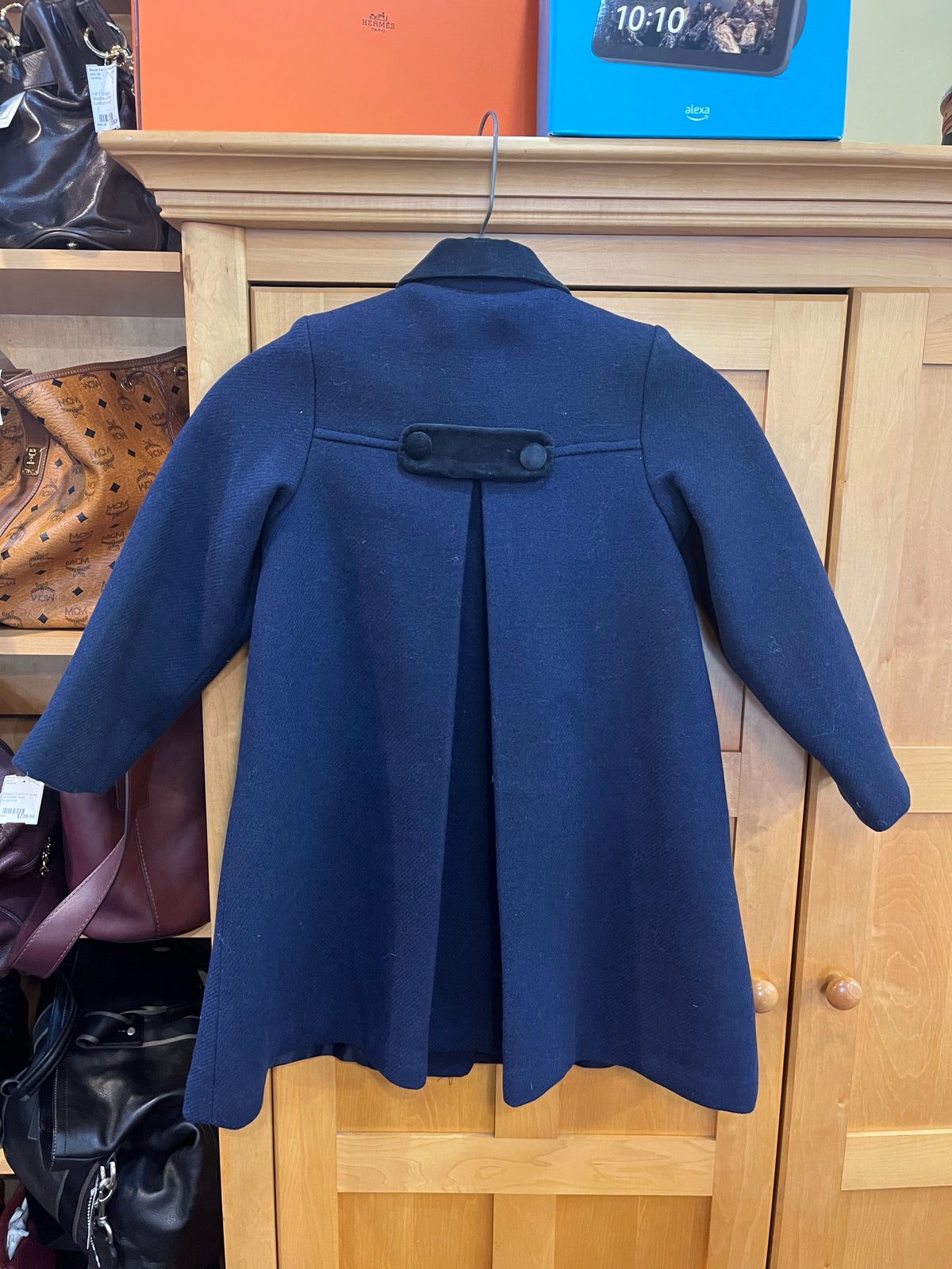 LaCoqueta Navy Arrieta Coat