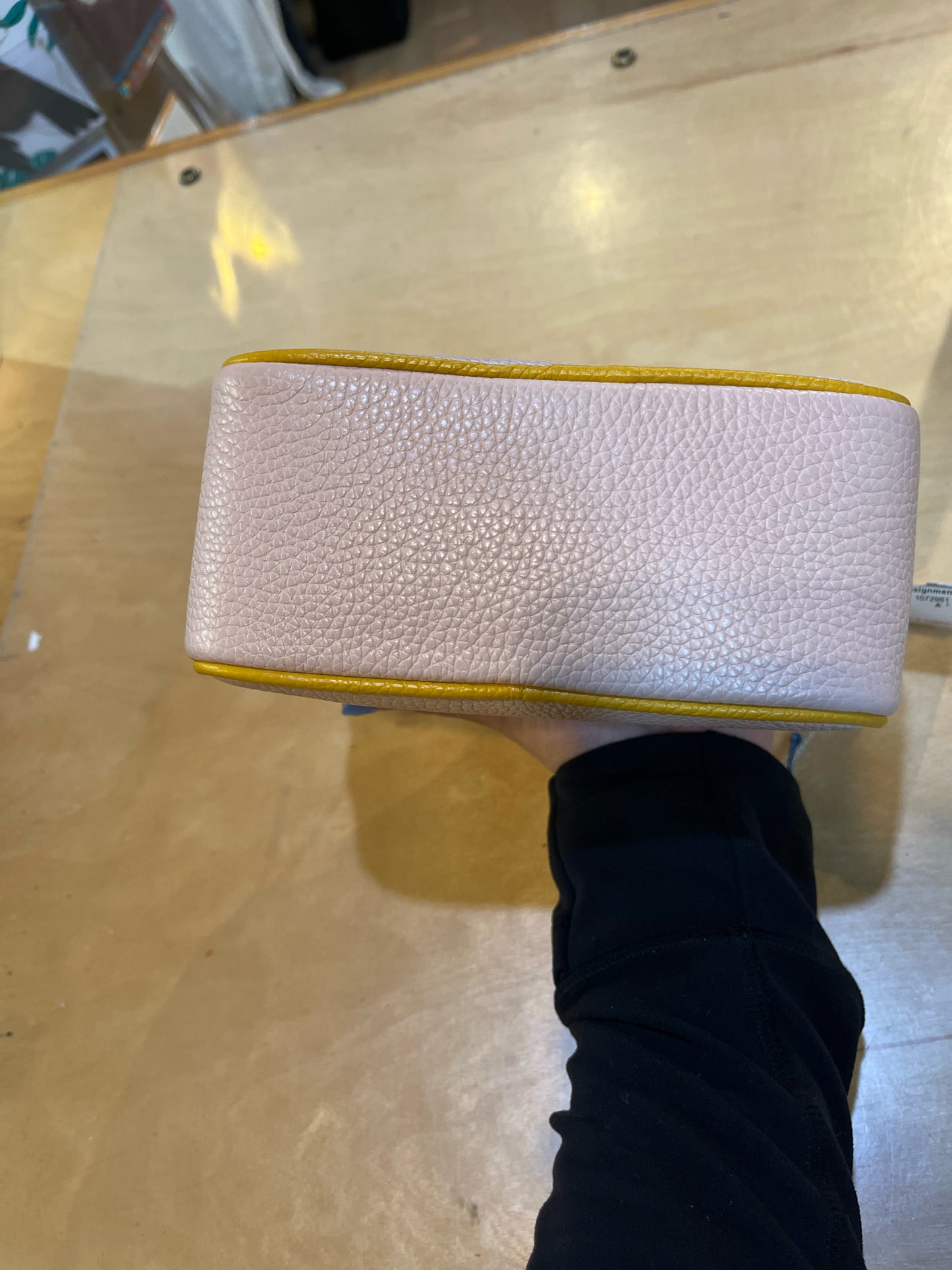 New Tory Burch Pink & Yellow “Blake Mini Camera” Handbag
