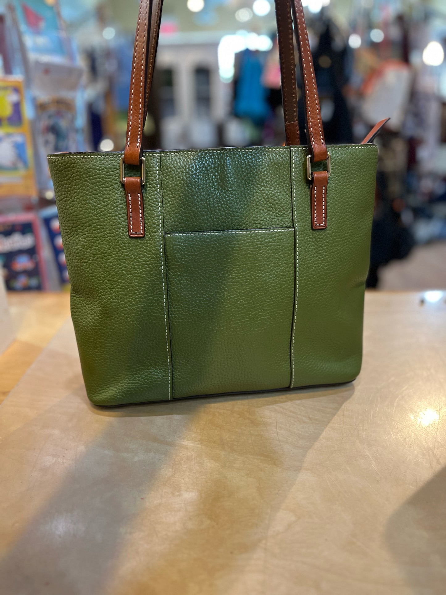 Dooney & Bourke Avocado "Small Lexington" Handbag