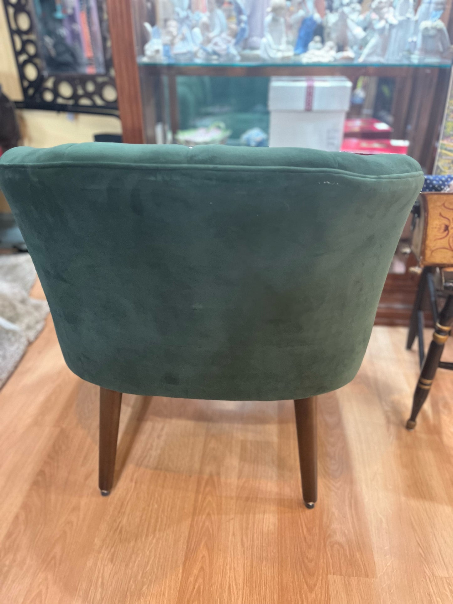 Green Velvet Accent Chair