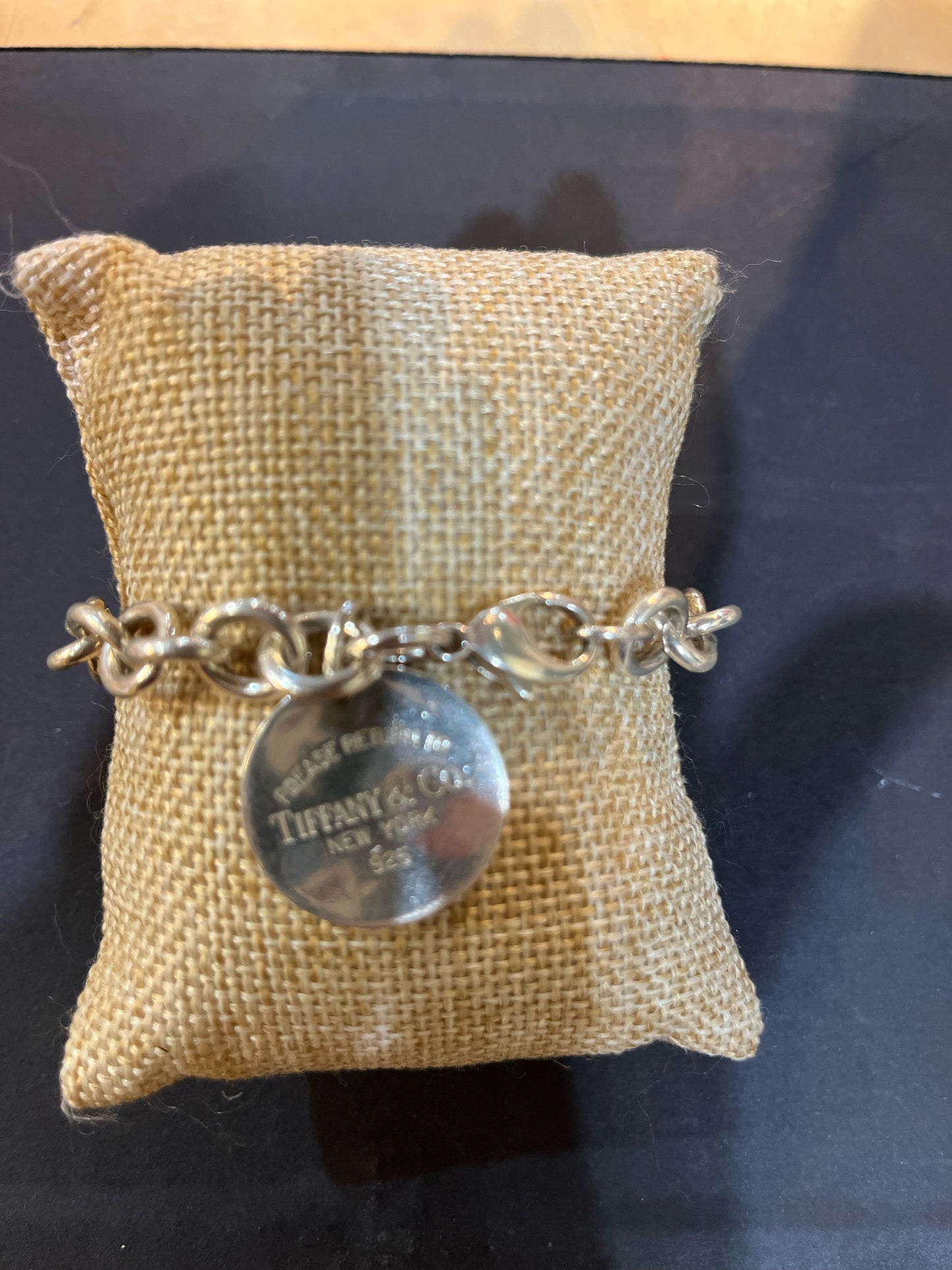 Tiffany & Co. "Please Return to Tiffany" Round Tag Link Bracelet