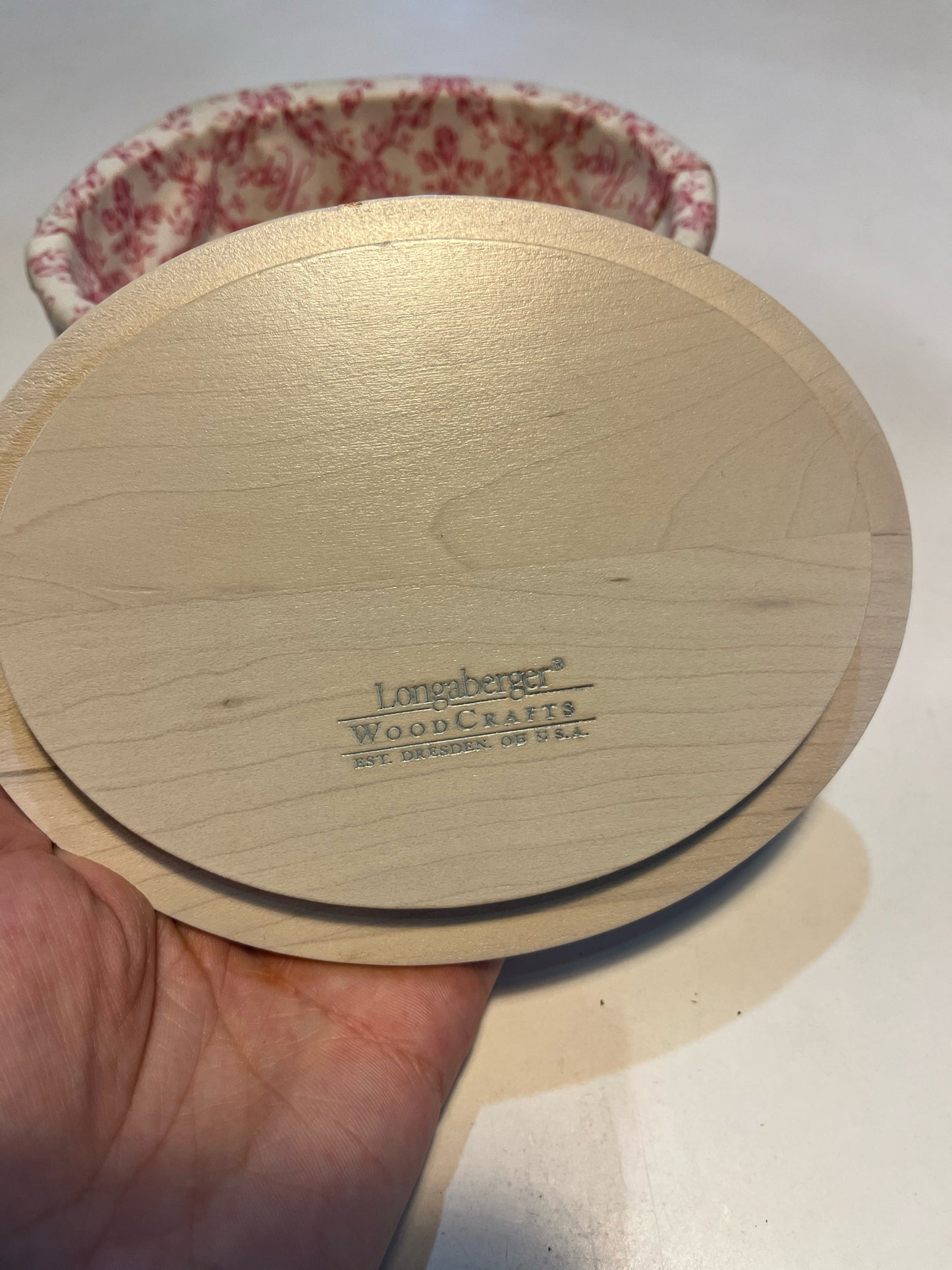 Longaberger "Horizon of Hope" Oval Basket