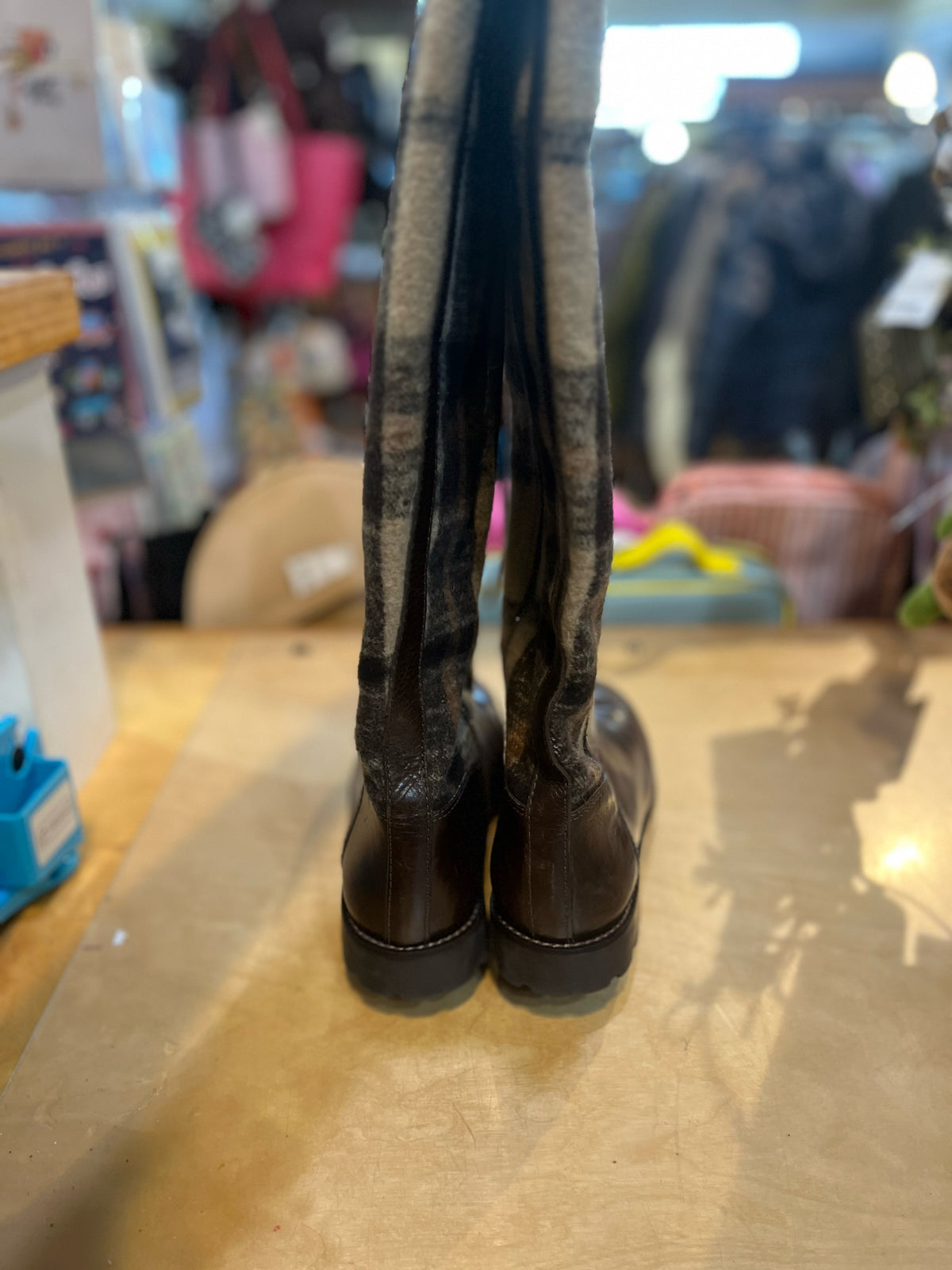 Tory Burch Colleen Wool Lace Up Boots