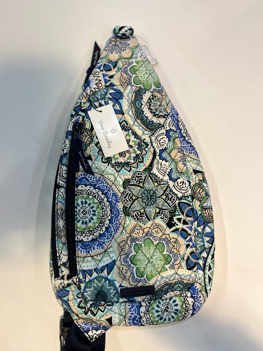 NWT Vera Bradley Blue Medallion Sling Backpack