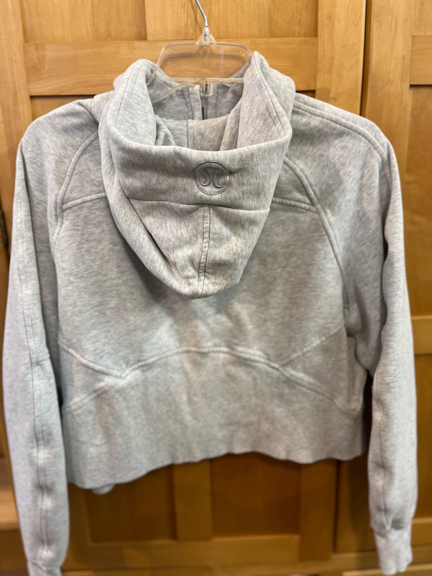 Lululemon Gray Scuba Cropped Sweatshirt