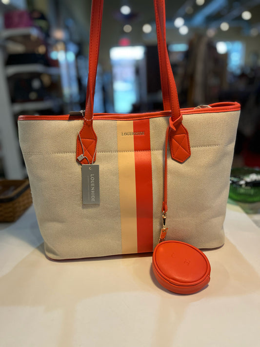 NWT Louenhide Coral "Maui" Tote