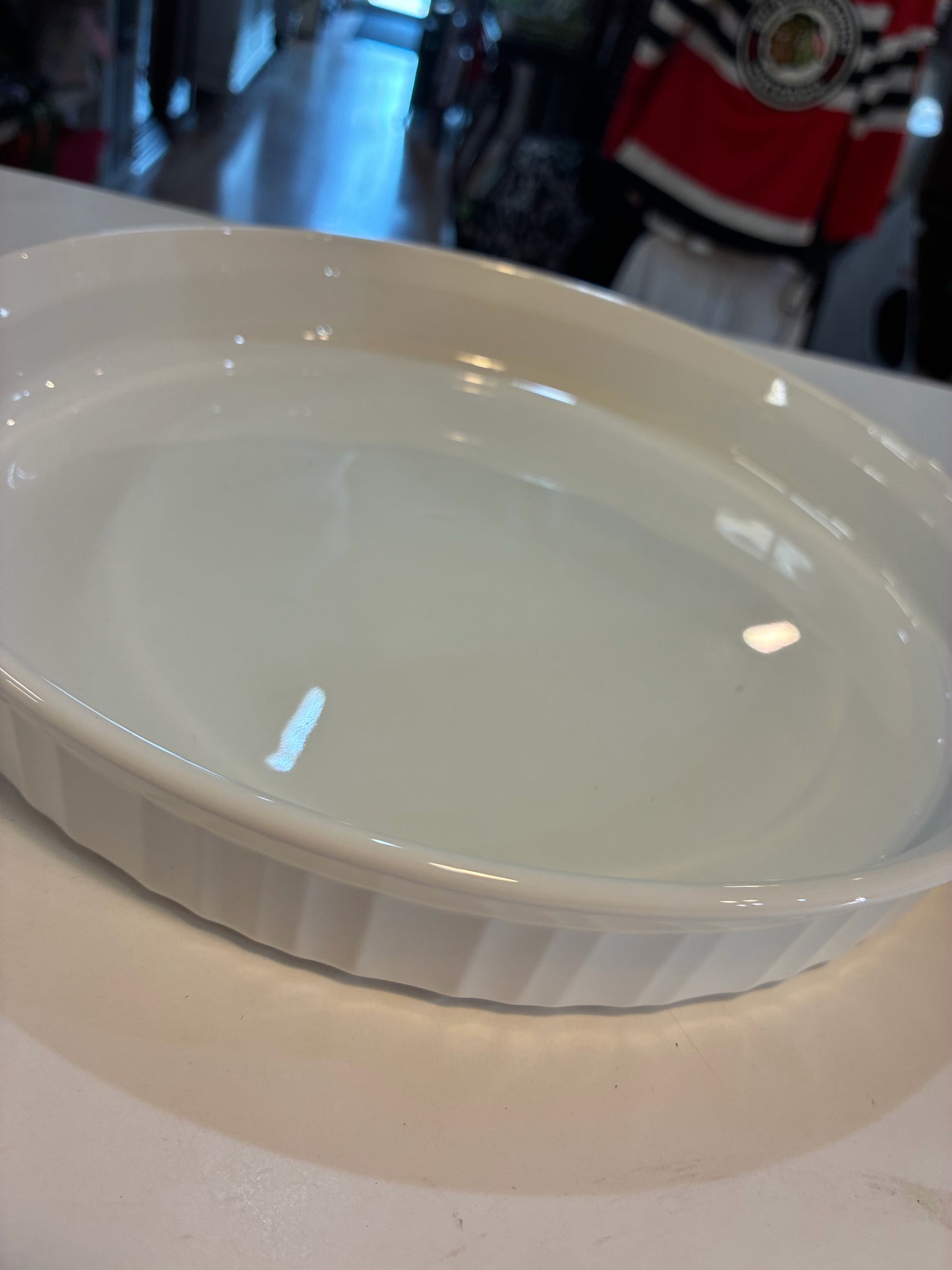 Corningware French White Quiche pan 10"