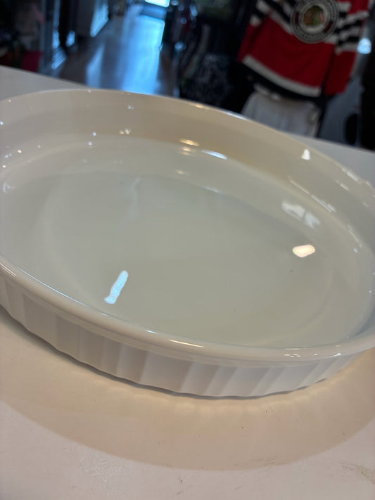 Corningware French White Quiche pan 10"