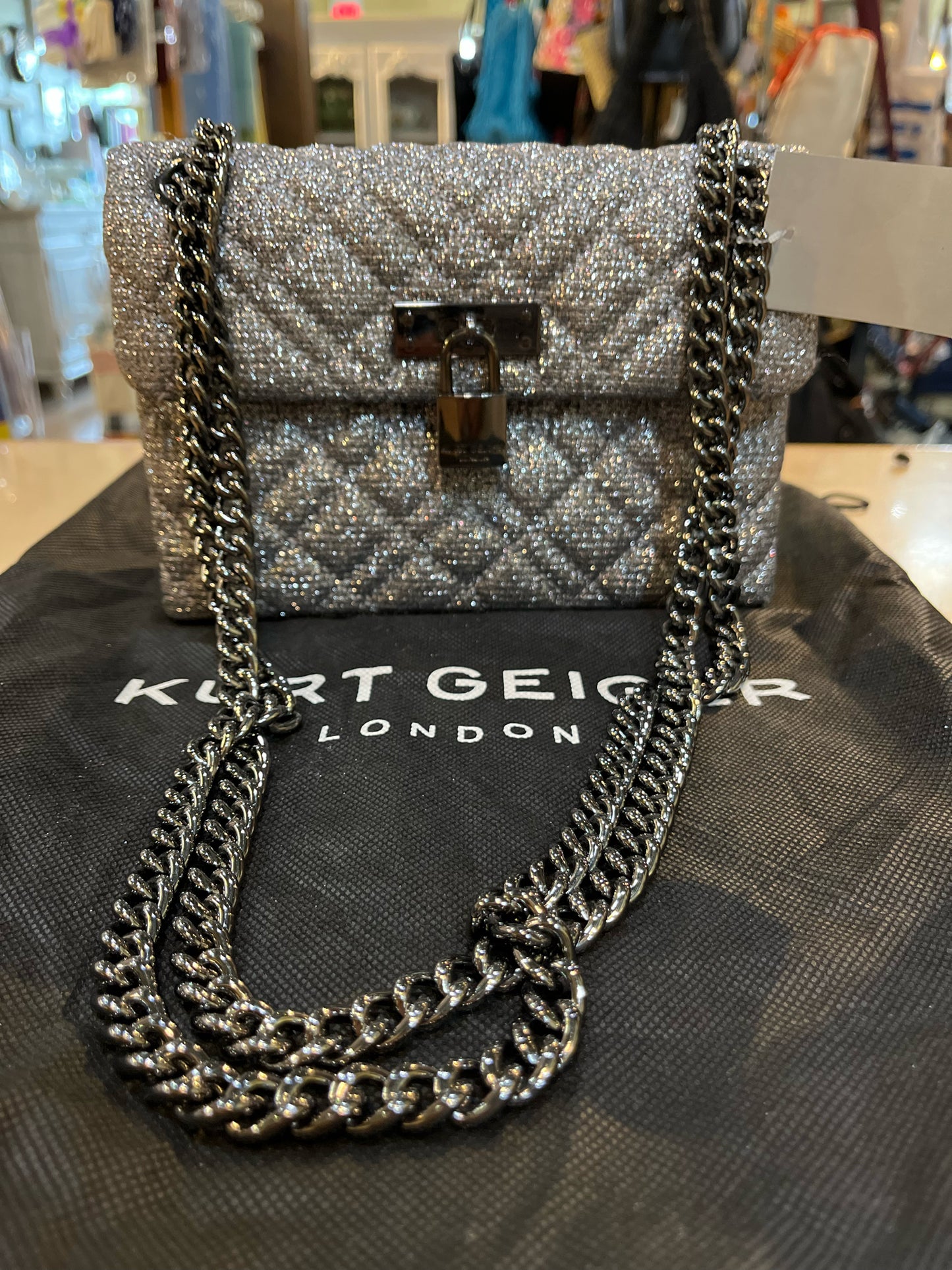 Kurt Geiger Glitter Brixton Crossbody Bag