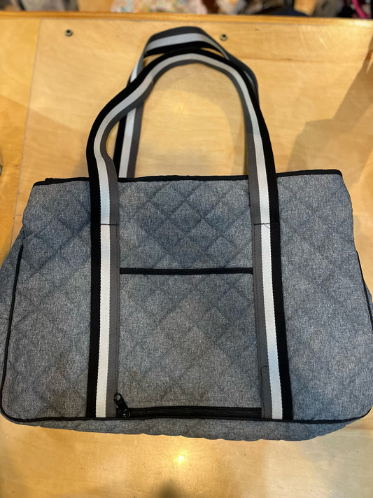 NWT Cinda b Gray “Destination Duffle”