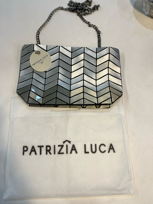 NWT Patrizia Luca Silver Geometric Handbag