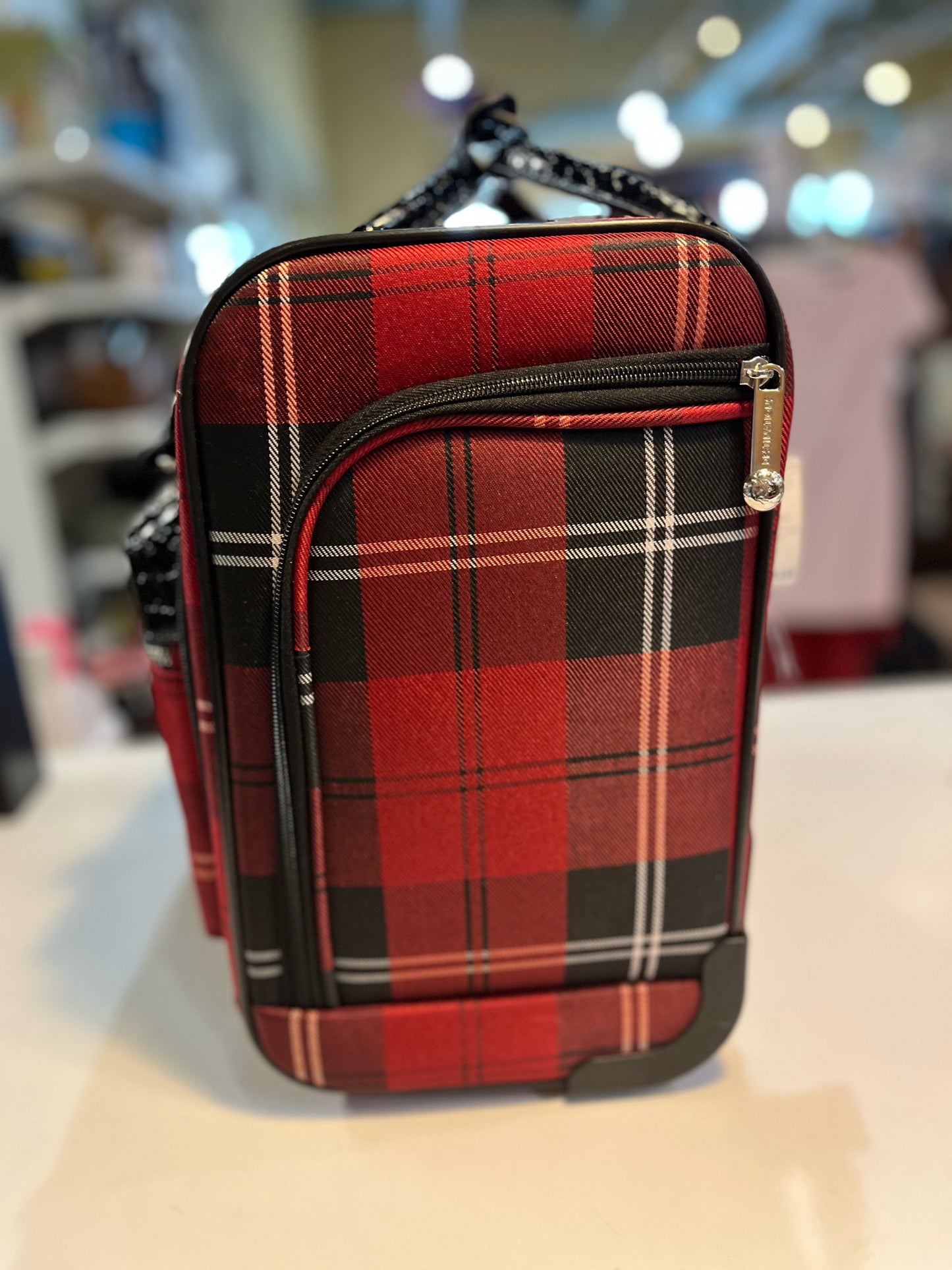New Samantha Brown  "Destinations Plaid Underseater" Luggage