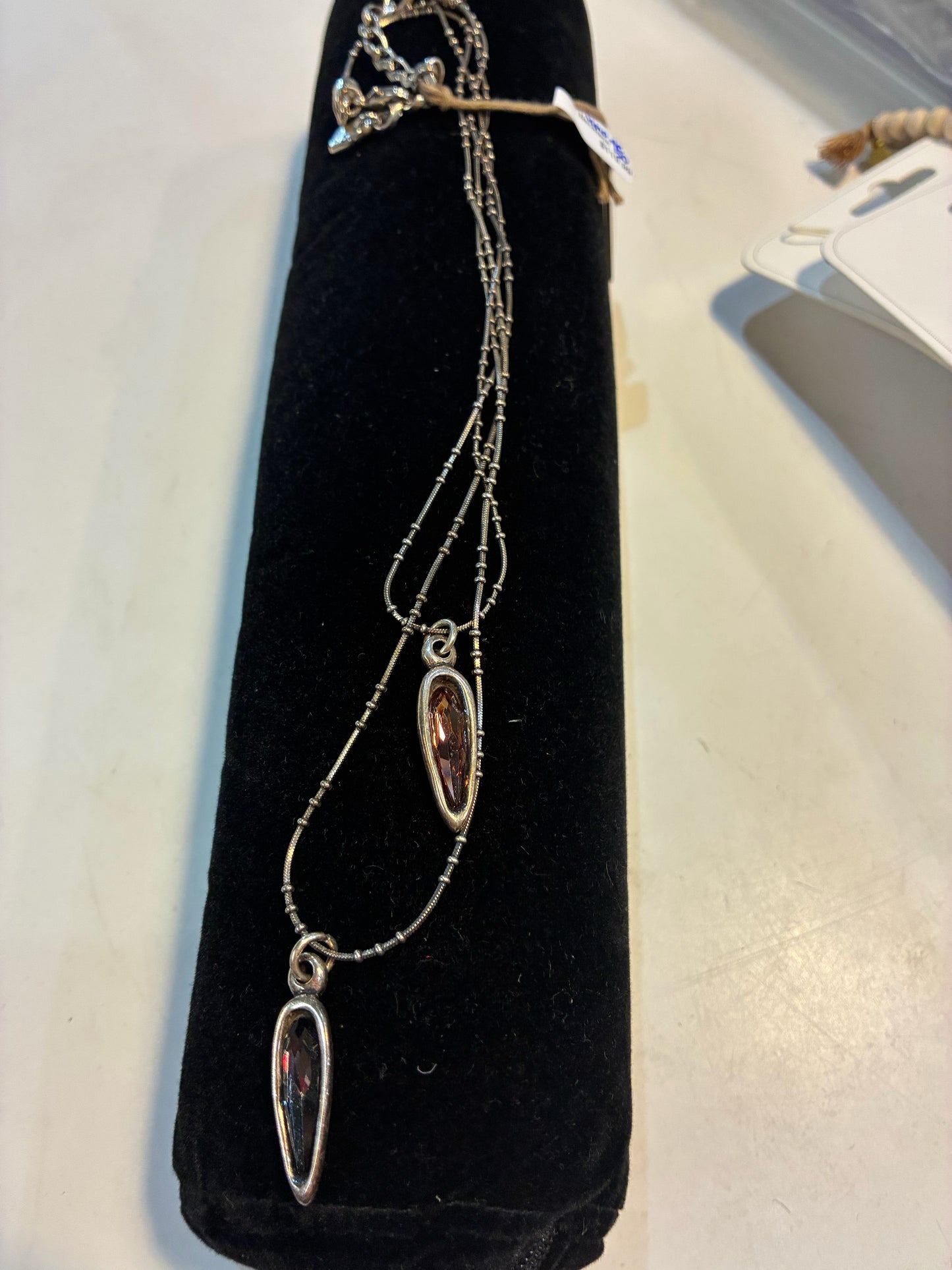 Uno de 50 Long Multi color double strand necklace NWT