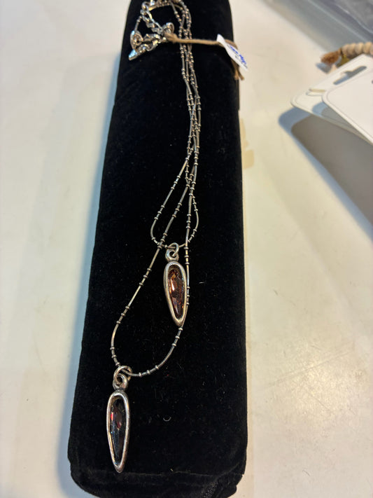 Uno de 50 Long Multi color double strand necklace NWT