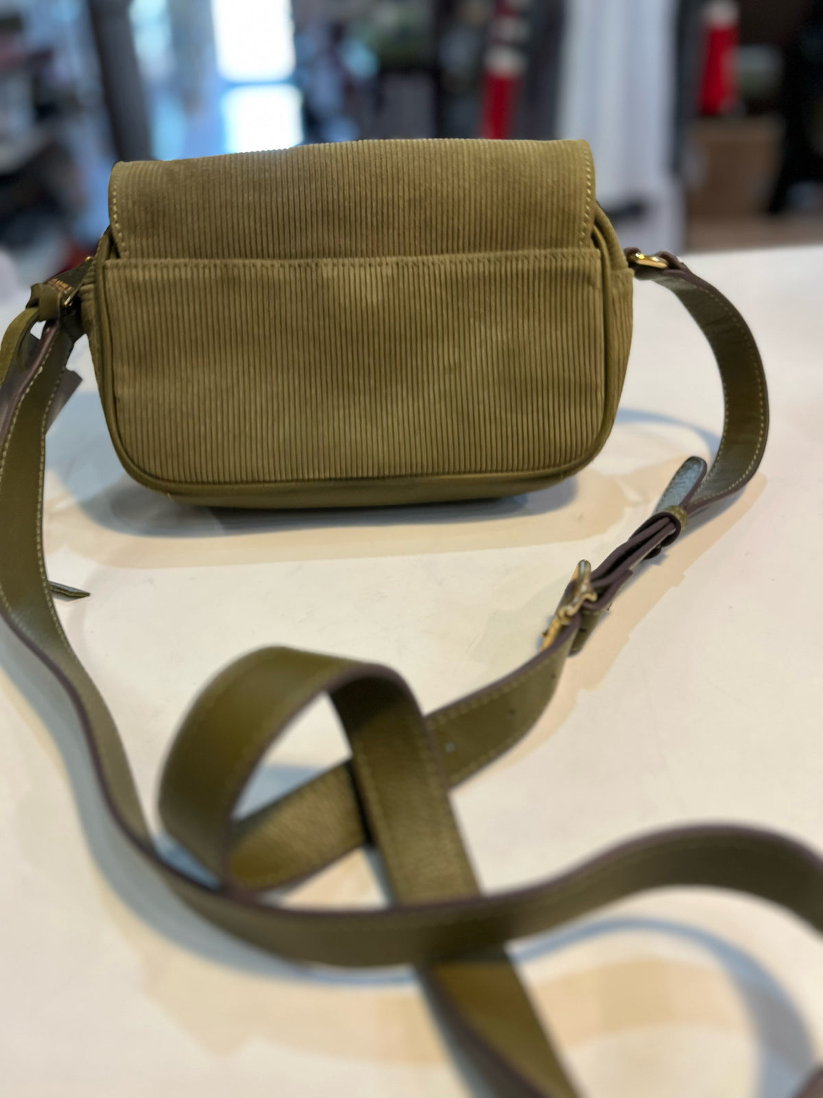 Aimee Kestenberg Olive Green "Stockbridge" Crossbody