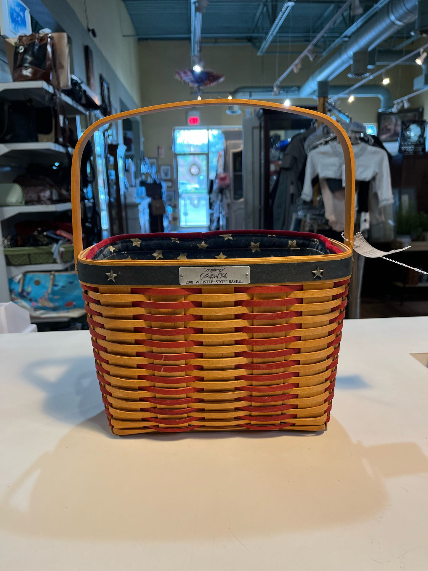 Longaberger "Collectors Club 2001 Whistle-Stop" Basket