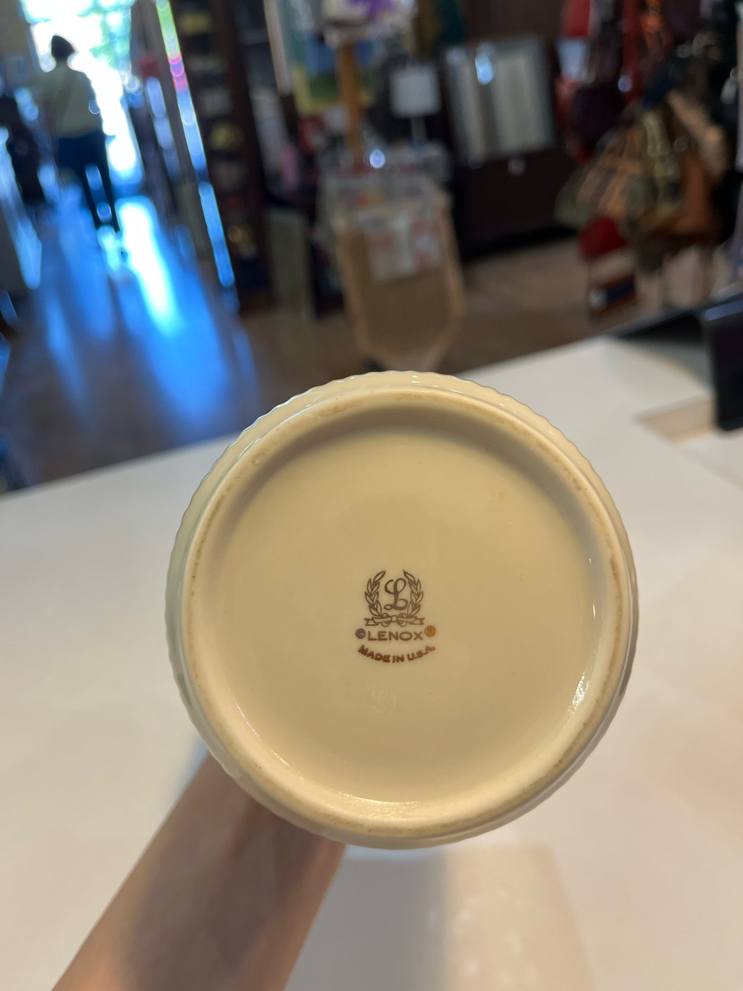 Lenox Glenwood Pierced Woodland Vase