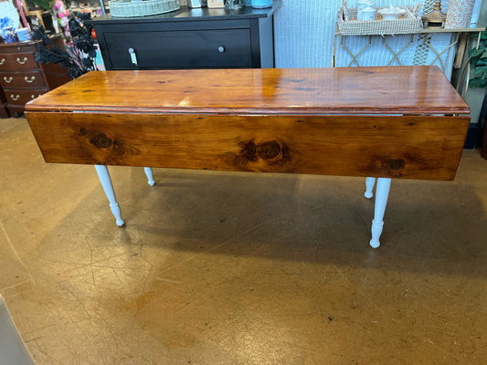 Knotty Pine Drop Leaf Table