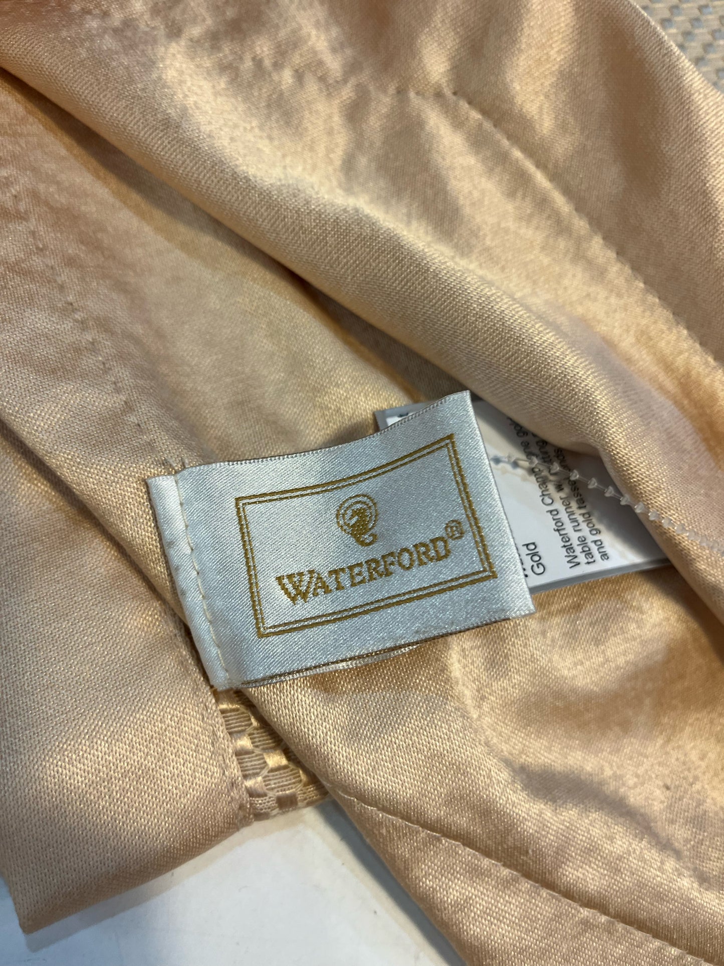 Waterford Champagne Gold Table Runner