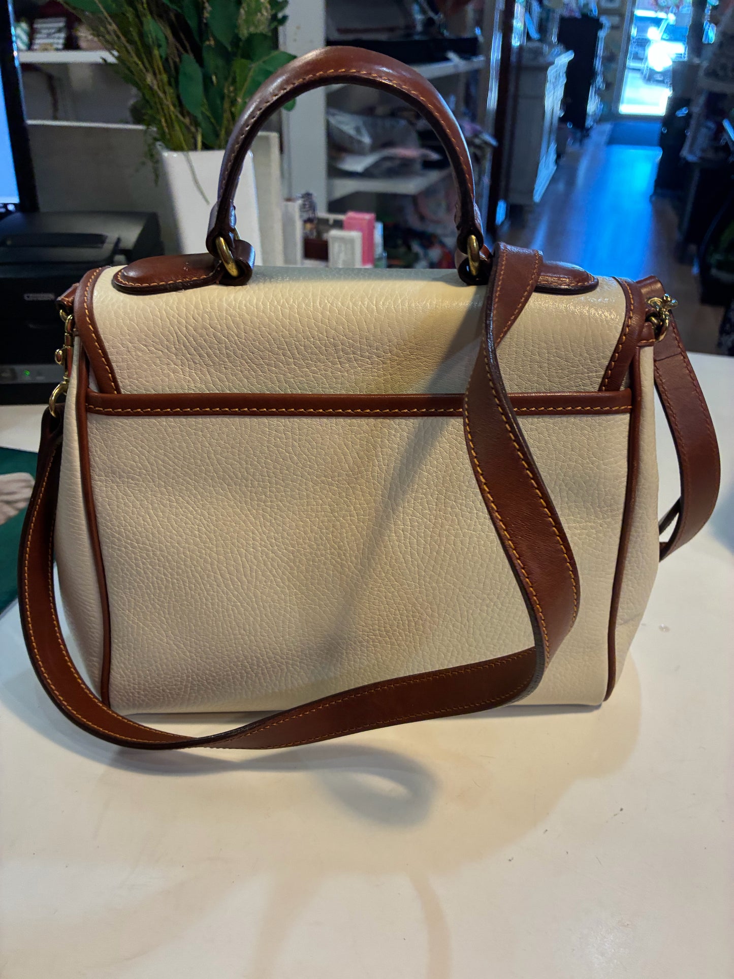 Vintage Coach Sheridan Pebbled Leather Bag