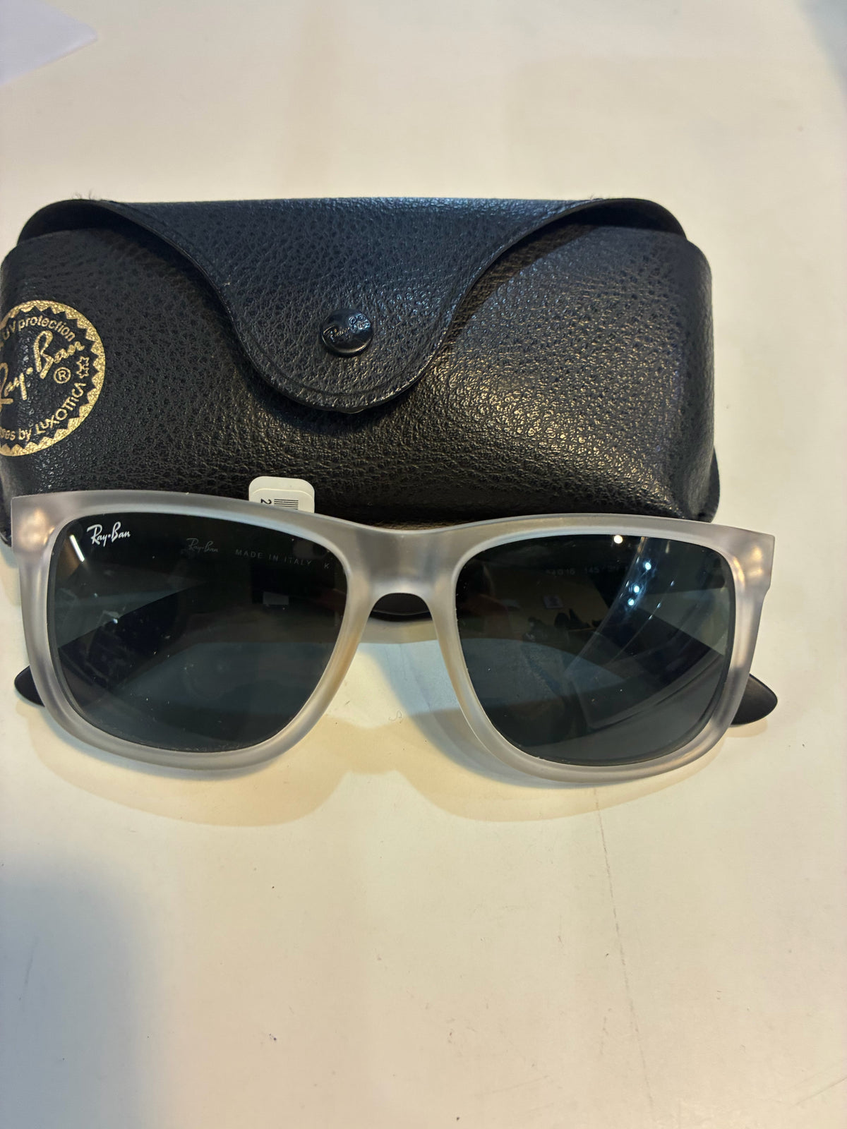 Rayban "Justin" Rubber Sunglasses #RB 4165