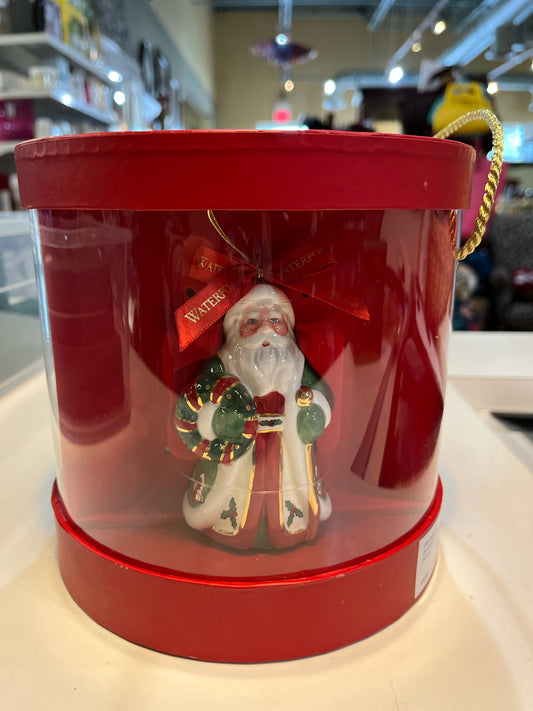 Waterford Holiday Heirlooms "Jolly Santa Bell Ornaments"