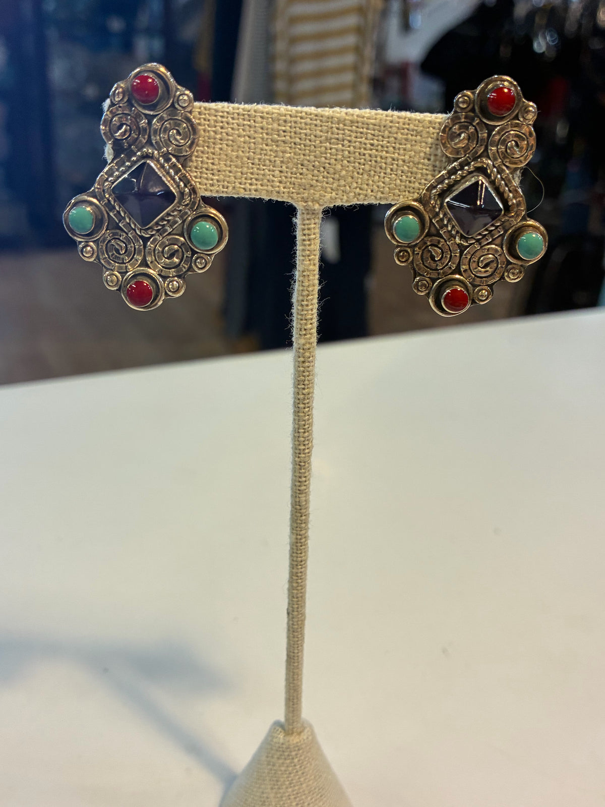 Taxco Mexican Sterling Silver Earrings