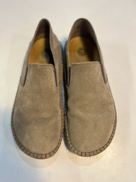Birkenstock Beige "Callan" Suede Shoes
