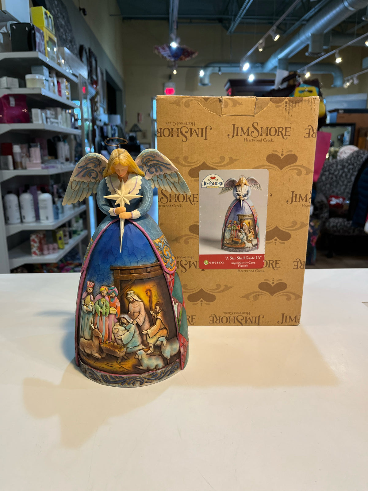 Jim Shore "A Star Shall Guide Us" Figurine, #4003273