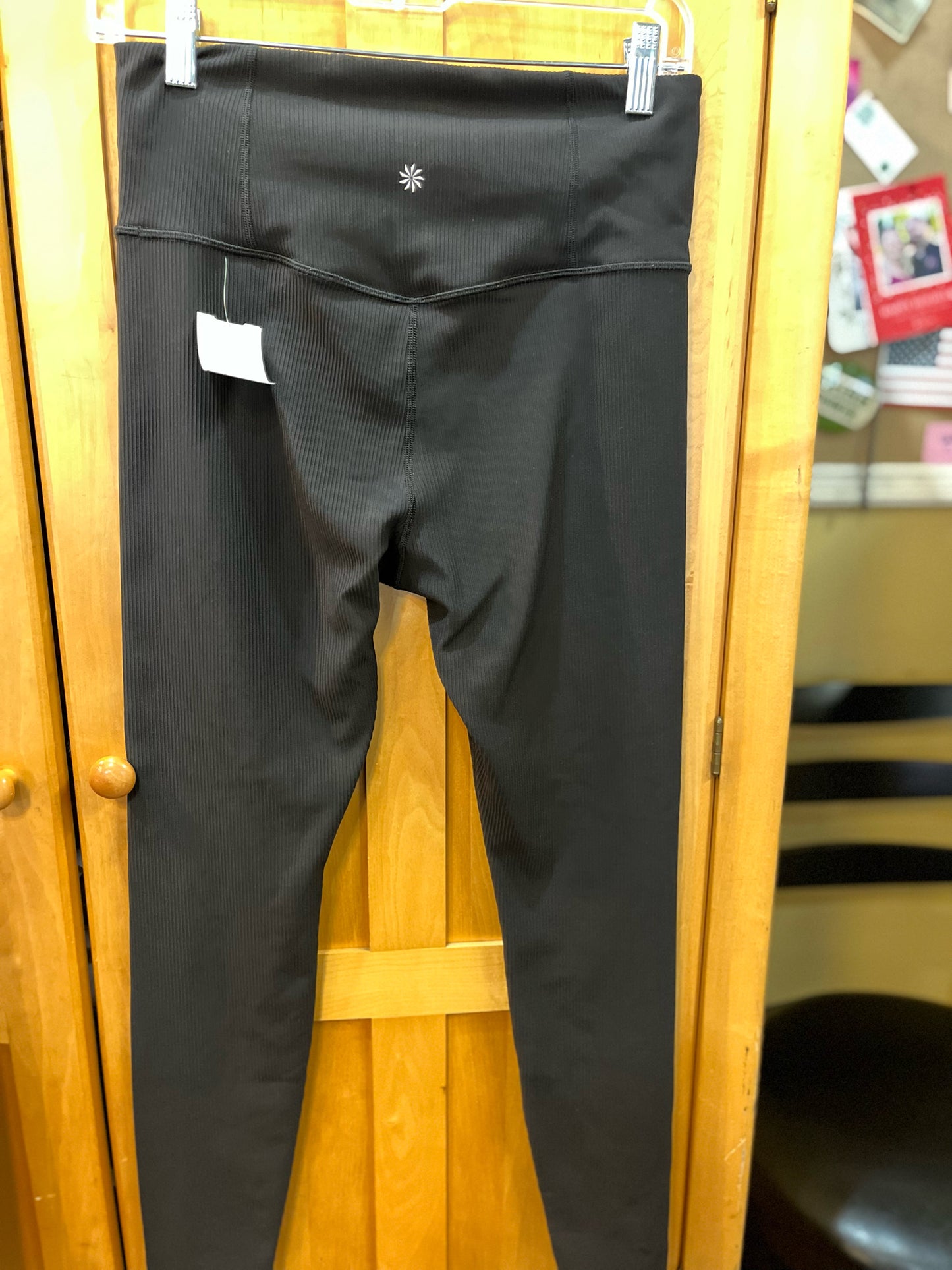 Athleta Black "Elation Rib Tight" Leggings
