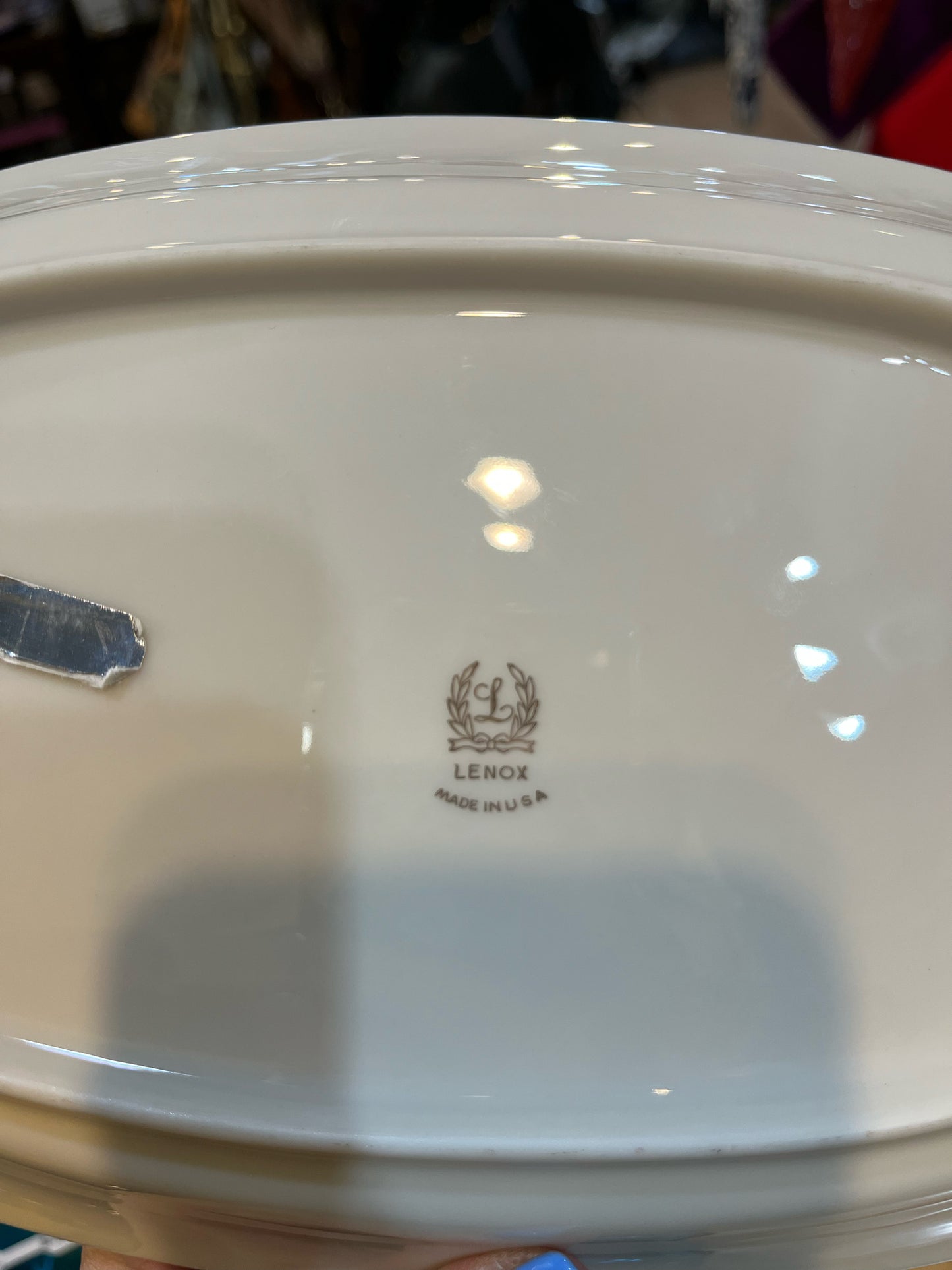 Lenox Basketweave Oval Tray