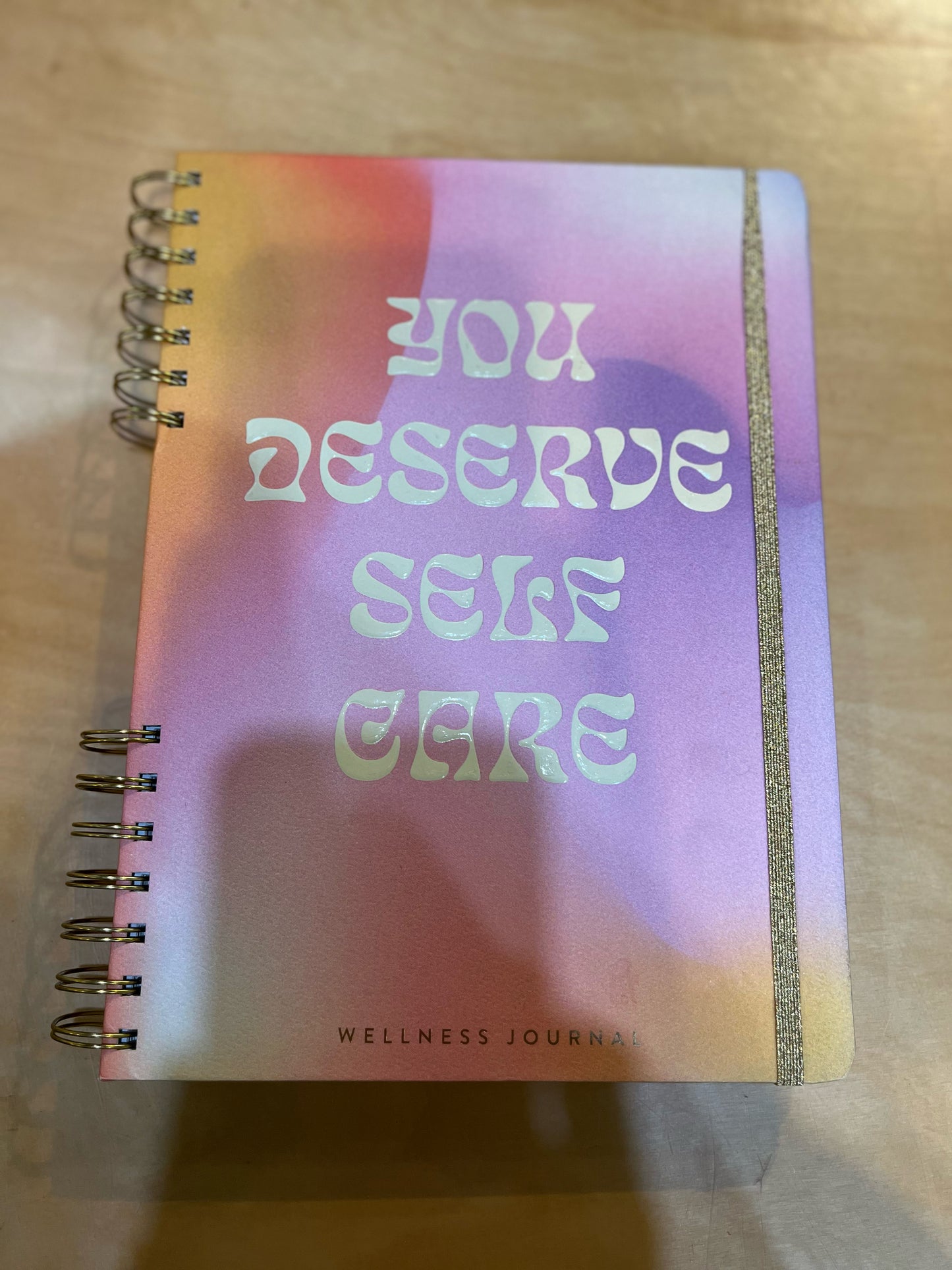 “You Deserve Self Care” Wellness Journal