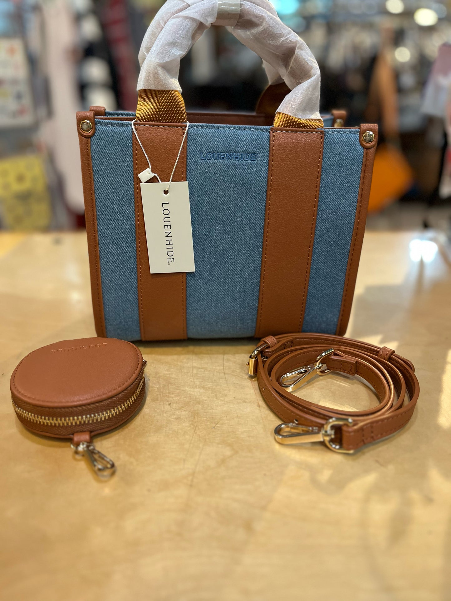 NWT Louenhide “Manhattan Mini Tote” Handbag